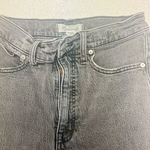 Madewell The Perfect Vintage Straight Jean in Robles Charcoal Denim Nordstrom